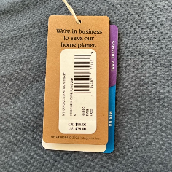 COPY - Patagonia Capeline Cool Merino Wool NWT Mens Medium Shirt - Picture 4 of 5